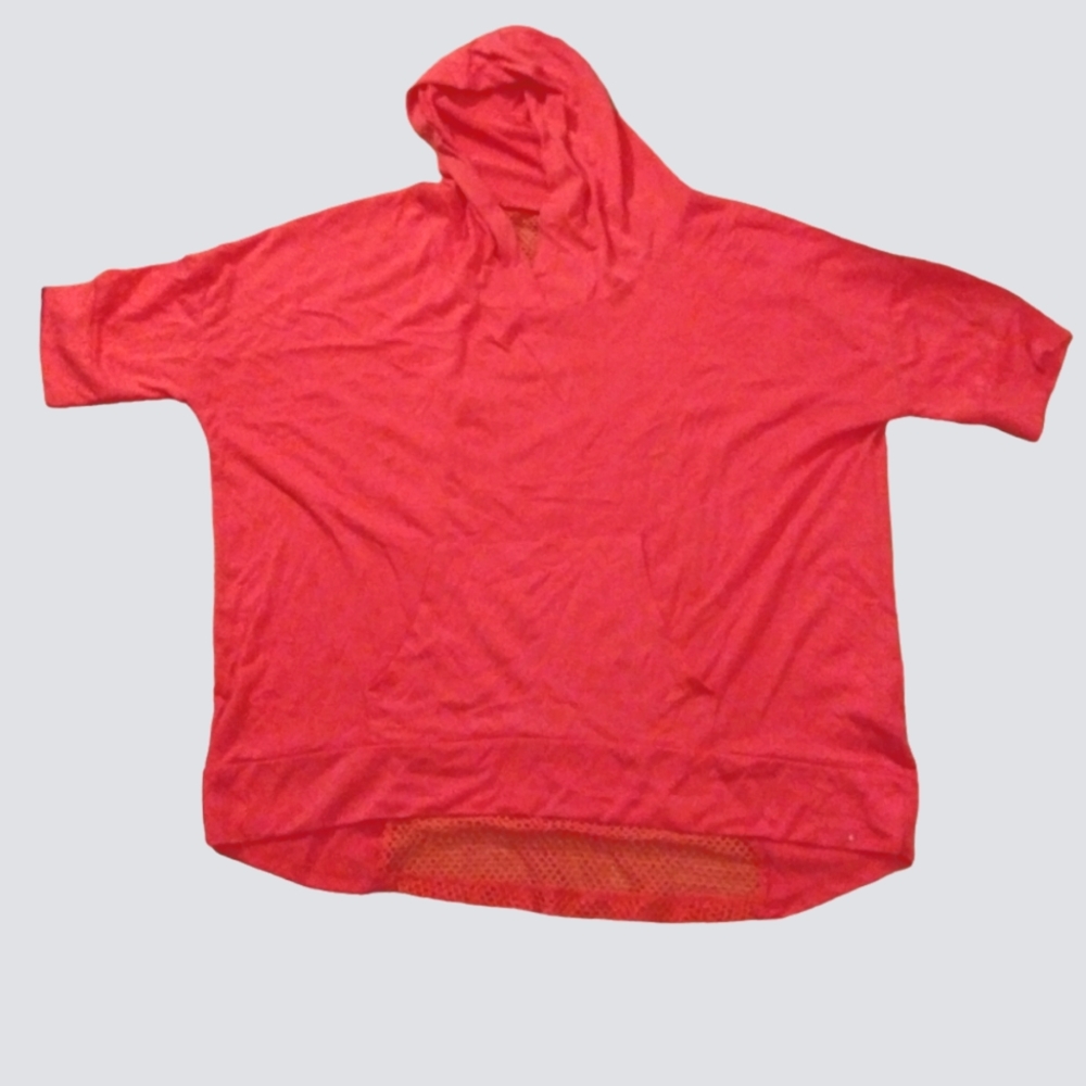 BLU HOODED MID SLEEVE SHIRT